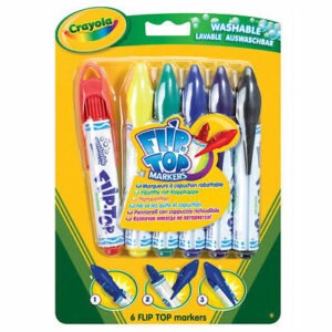 6 ct Flip Top Markers