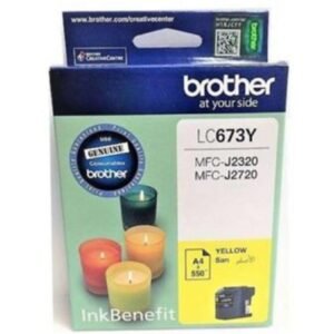Brother Lc 673 Yellow Ink Cartridge