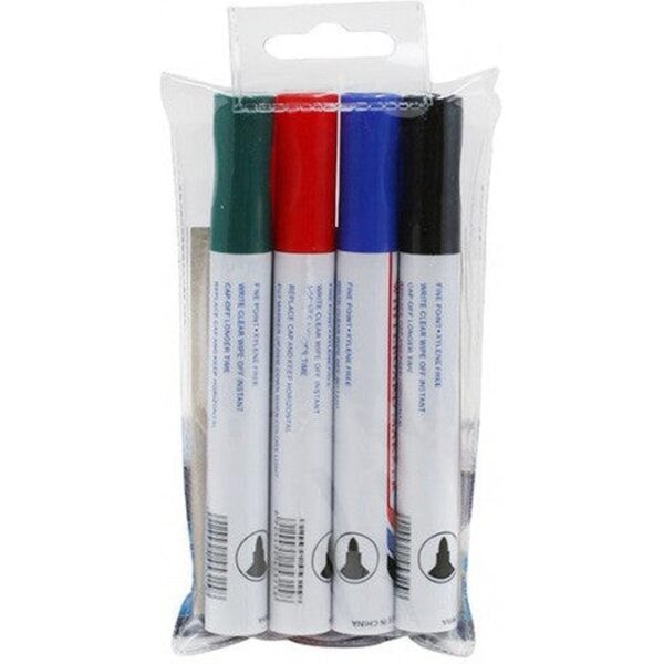 Maxi White Board Marker Set - 4 Pieces