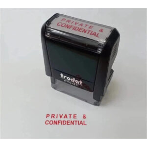 Trodat Printy 4911 Stamp " Private & Confidential" Red