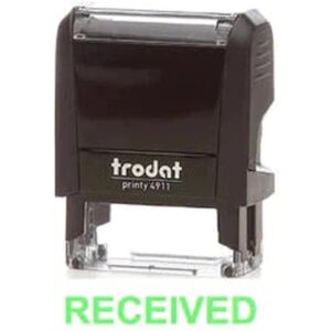 Trodat Printy 4911 Stamp "Received" - Green