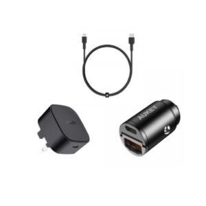 Aukey Bundle- Pa-Y25 Cb-Cl1 Cc-A3 - Black