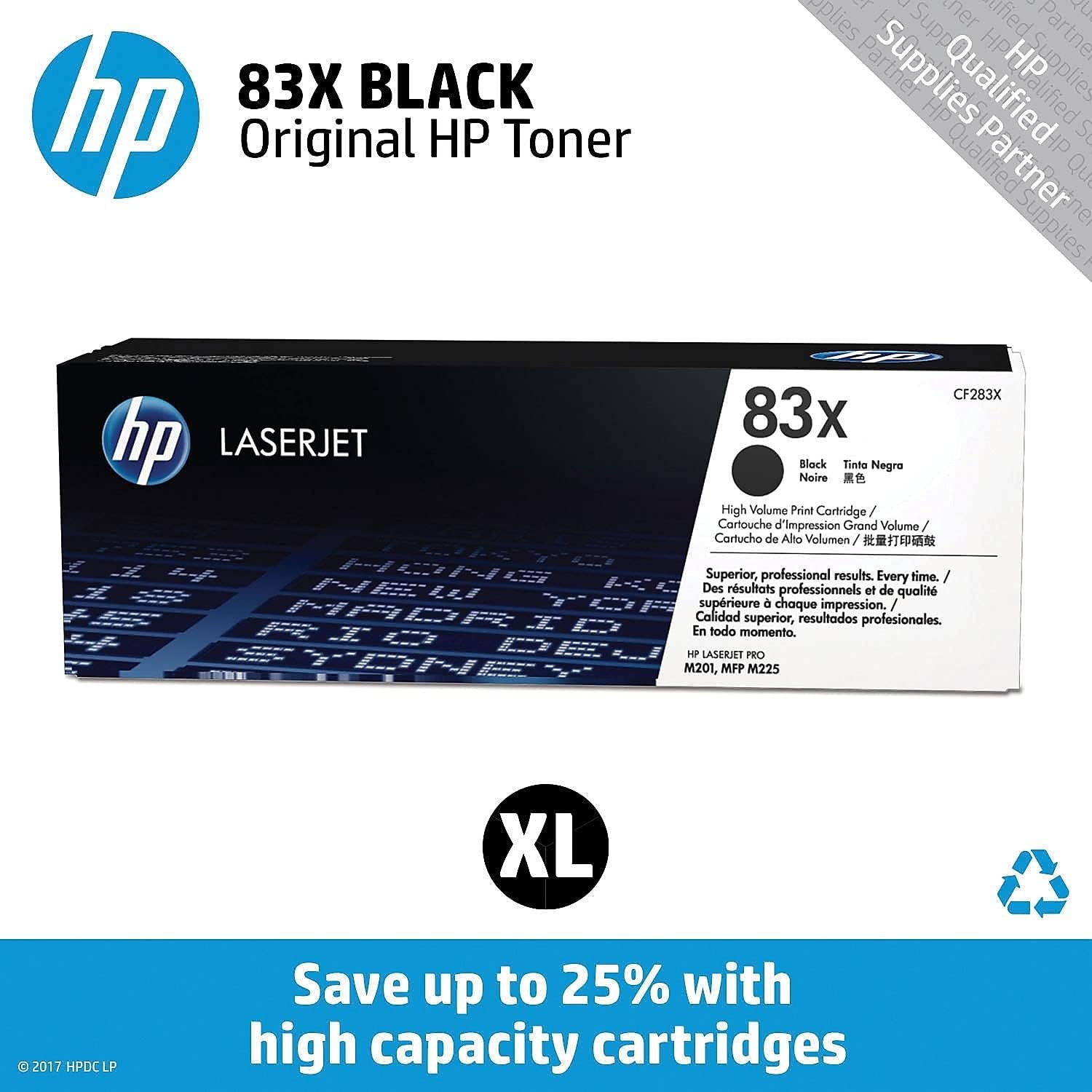 Hp 83X High Yield Black (Cf283X) Toner - Image 2