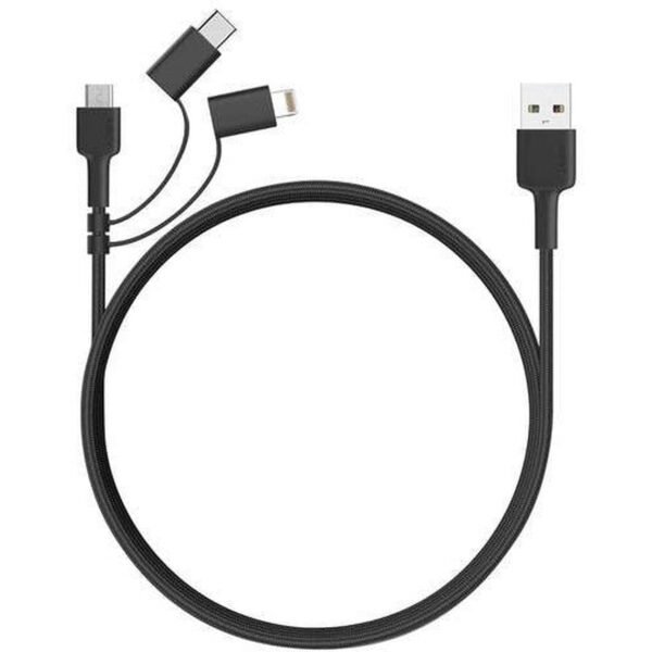 Aukey 3-In-1 Usb Cable - Black