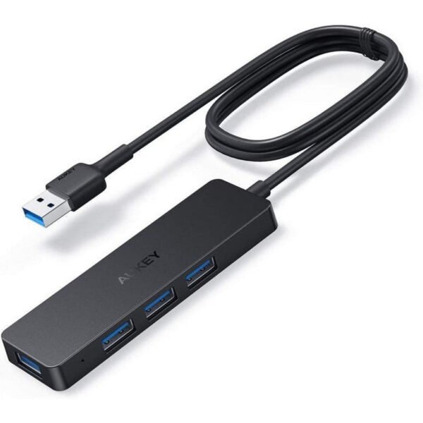 Aukey Aluminum Ultra Slim 4-Port Usb 3.0 Usb Hub