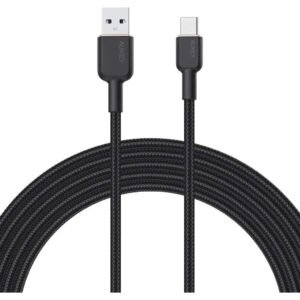 Aukey Braided Nylon Usb 2.0 To Usb C 0.9M Cable