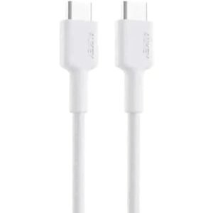 Aukey Braided Nylon Usb-C To Usb-C Cable - White