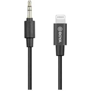Boya 3.5Mm Male Trs To Male Lightning Adapter Cable