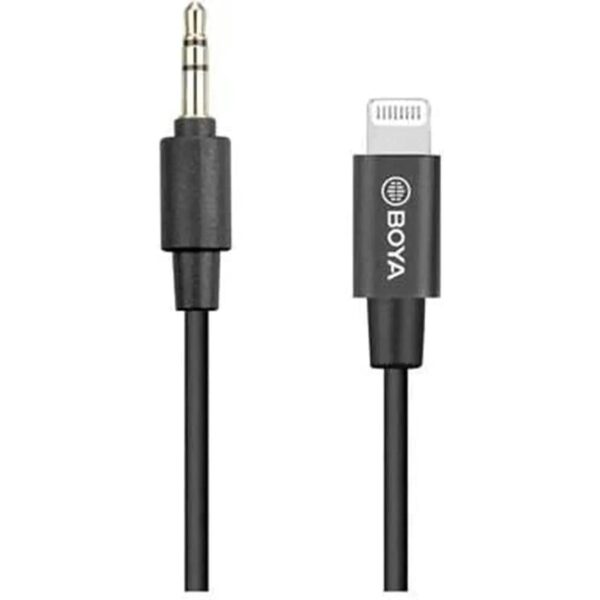 Boya 3.5Mm Male Trs To Male Lightning Adapter Cable