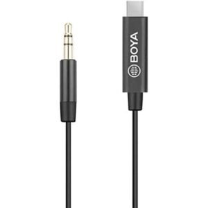 Boya 3.5Mm Male Trs To Male Type-C Adapter Cable