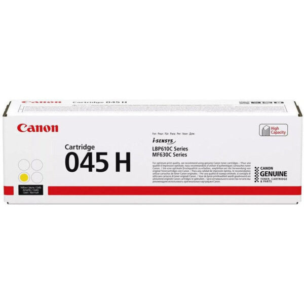 Canon 045H High Yield Yellow (1246C002) Toner Cartridge
