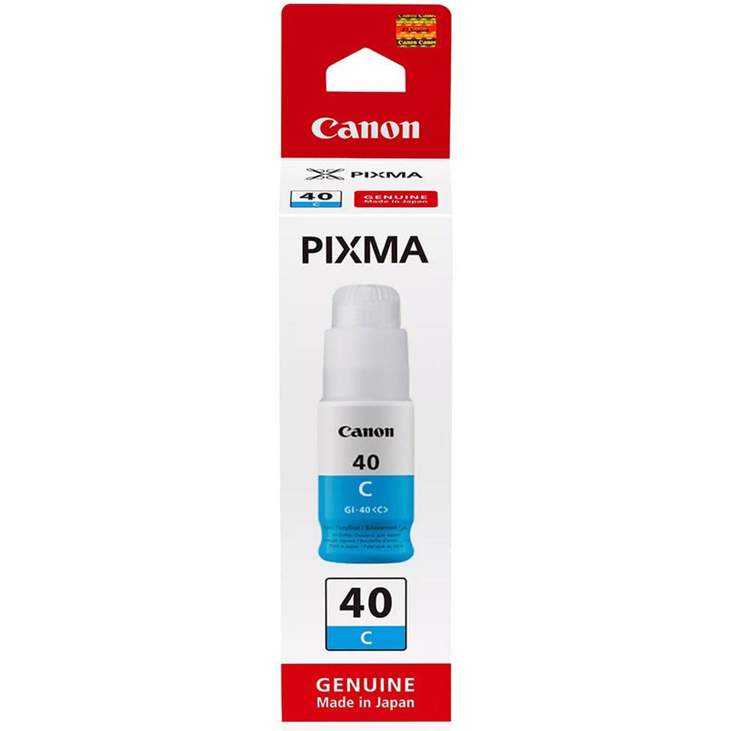 Canon Gi-40C Cyan High Yield Ink Bottle (3400C001)