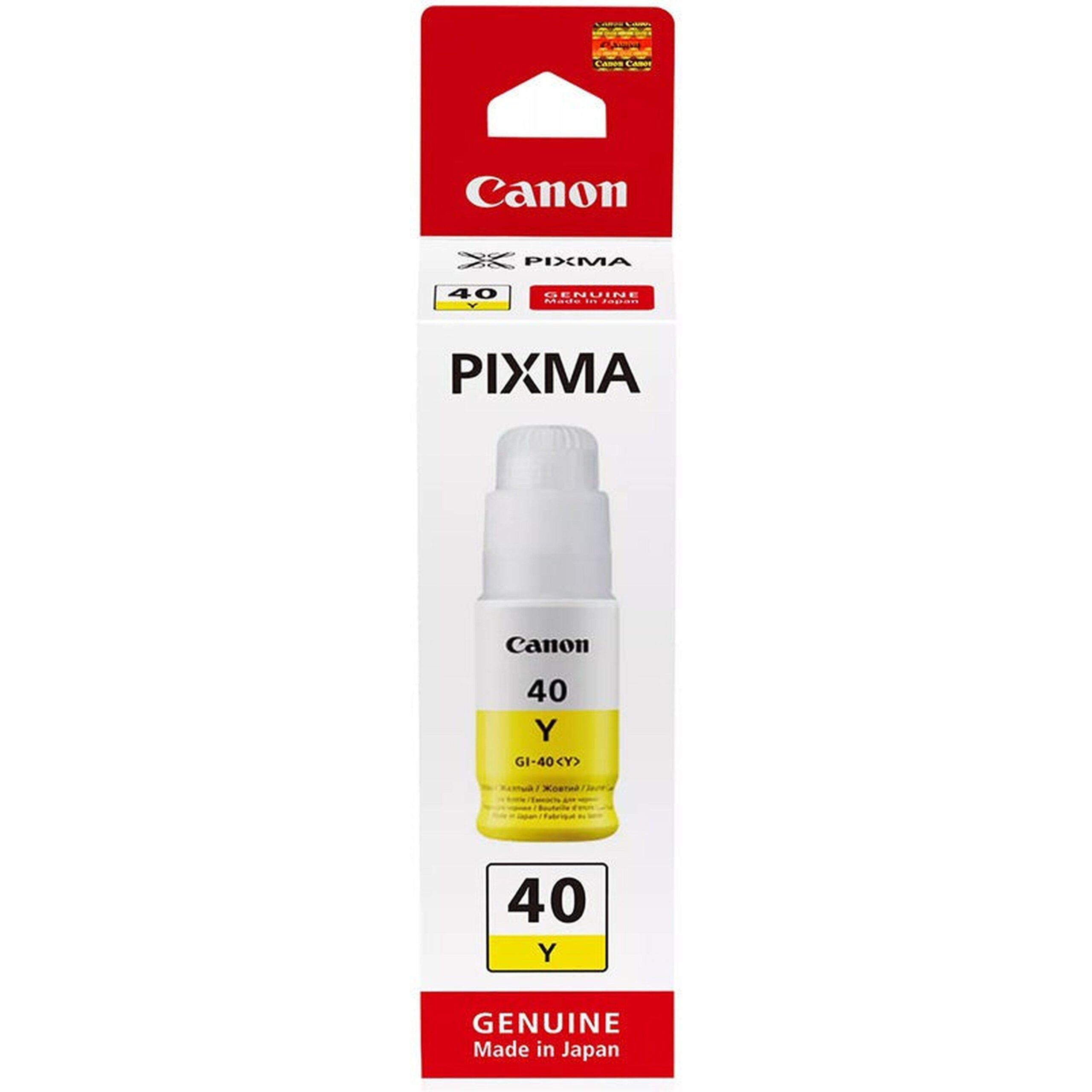 Canon Gi-40Y Yellow High Yield Ink Bottle (3402C001)