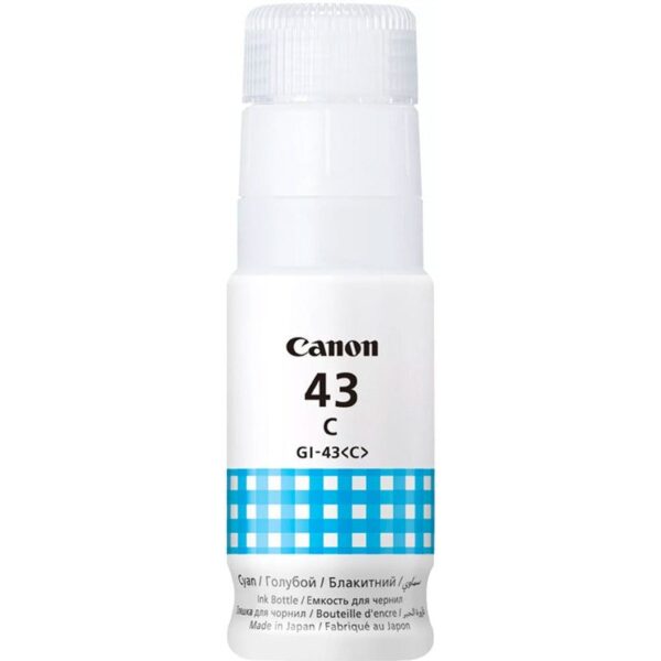 Canon Gi-43 Ink Bottle – 3.8K Pages/ Cyan Color/ Ink Bottle