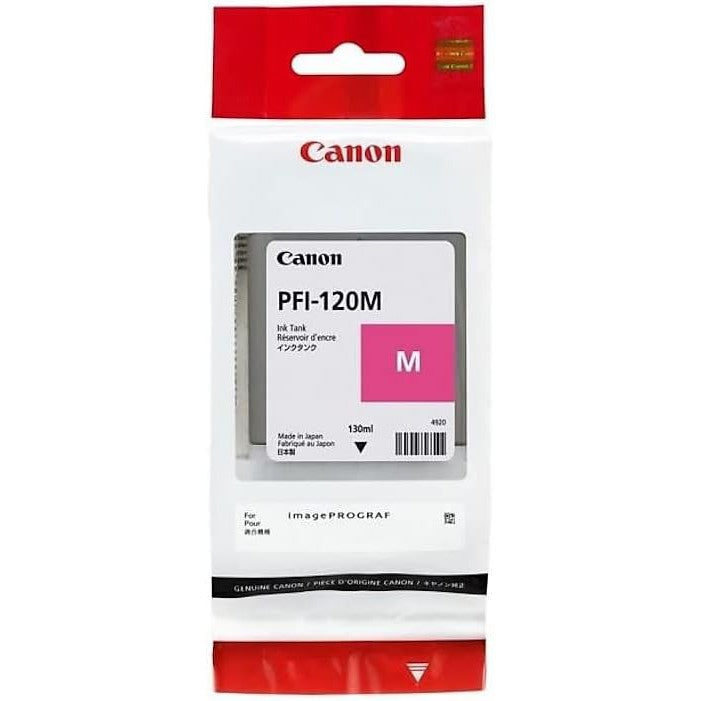 Canon PFI-120M Ink Cartridge – 300 Pages/ Magenta Color / 130ml / Ink Cartridge - Image 2