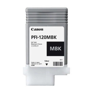 Canon PFI-120MBK Ink Cartridge – 300 Pages/ Matte Black Color / 130ml / Ink Cartridge