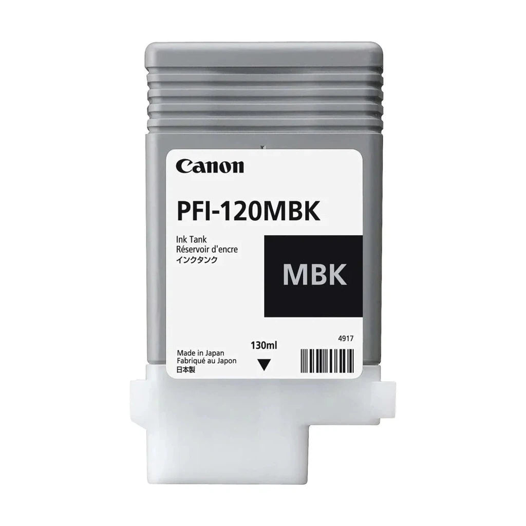 Canon PFI-120MBK Ink Cartridge – 300 Pages/ Matte Black Color / 130ml / Ink Cartridge