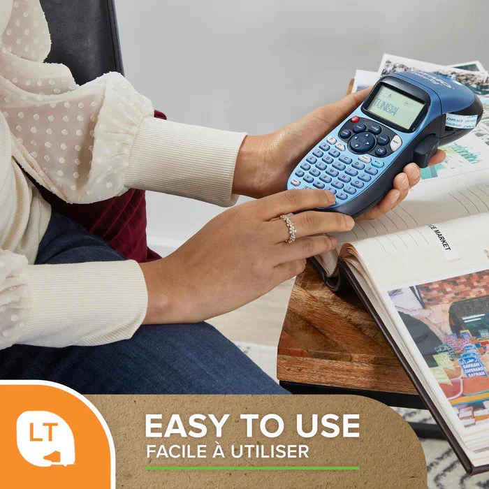 Dymo S0721510 Label Printer Tape Letratag Adhesive Black on White 4 m - Image 4