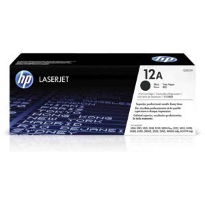 Hp 12A Black Original Laserjet Toner Cartridge Q2612A