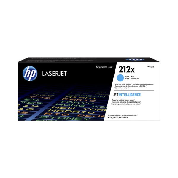 HP 212X High Yield Cyan Original LaserJet Toner Cartridge