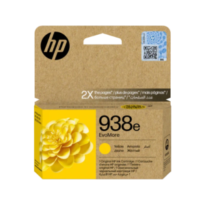 HP 938e EvoMore Yellow Original Ink Cartridge (4S6Y1PE)