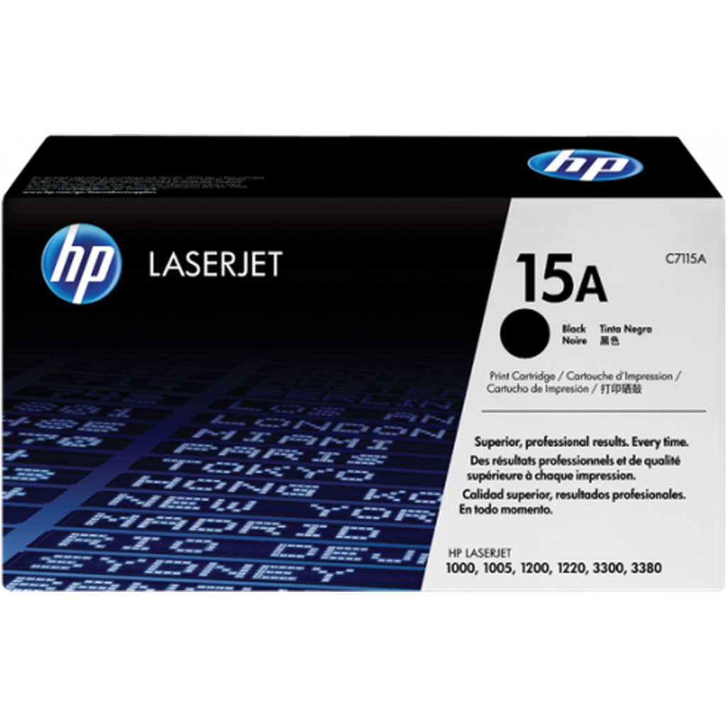 Hp 15A Black Original Laserjet Toner Cartridge C7115A