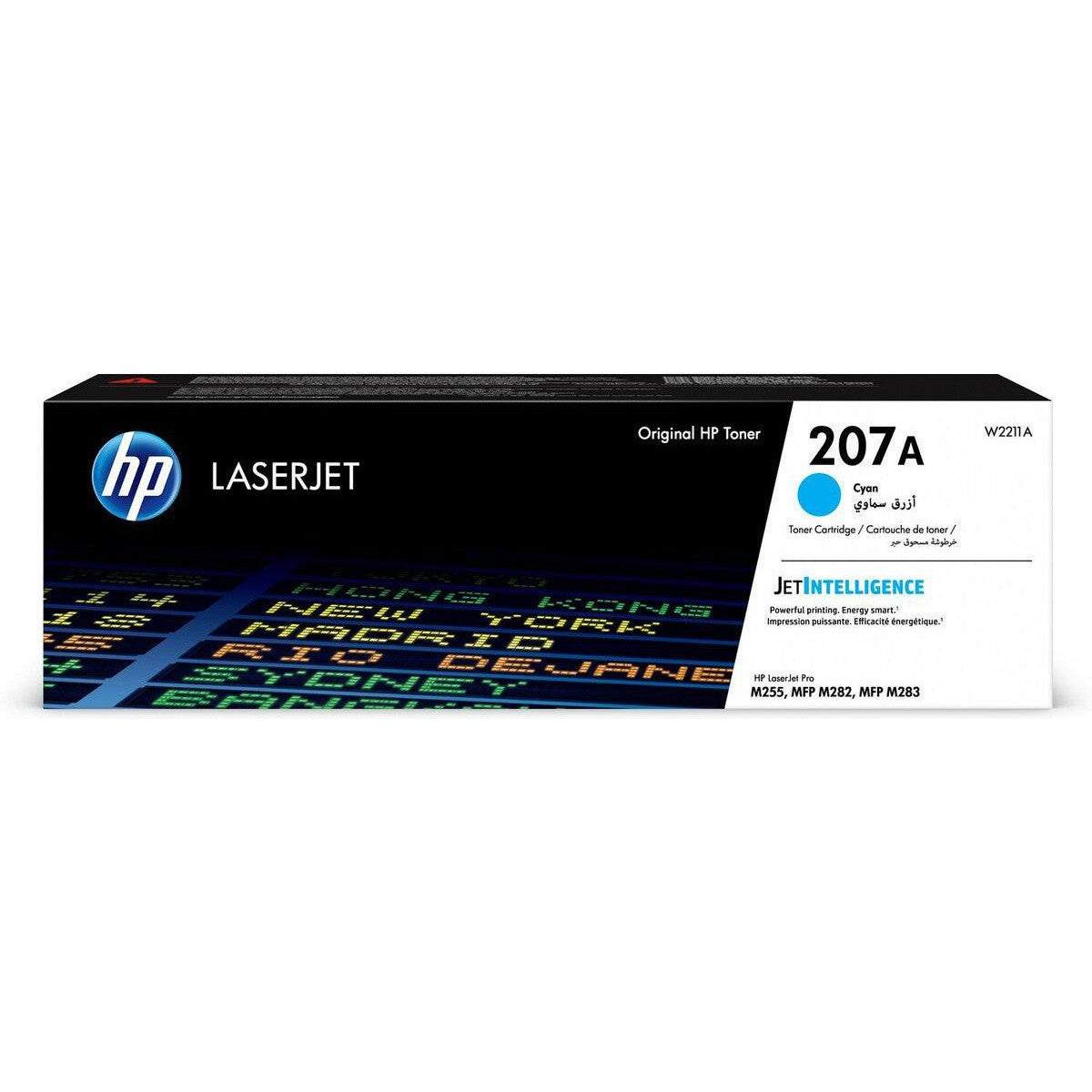 HP 207A Toner Cartridge - 1,250 Pages / Cyan Color / Toner Cartridge