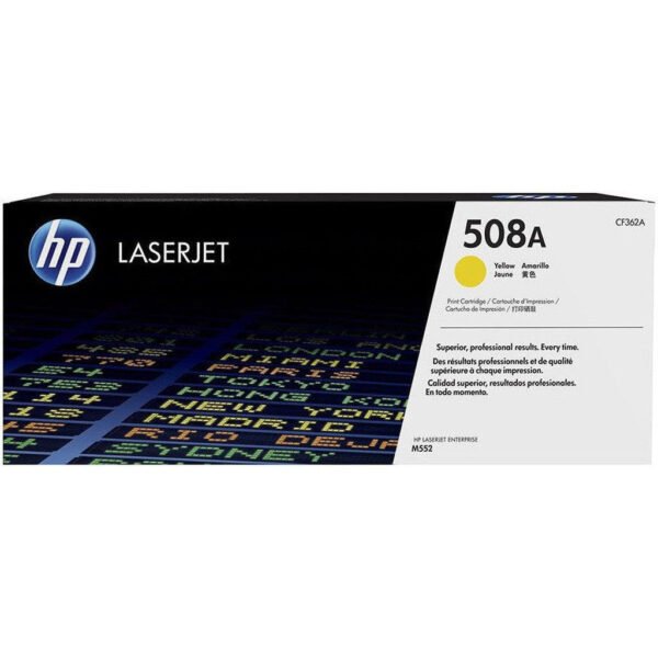 Hp 508A Yellow Original Laserjet Toner Cartridge Cf362A