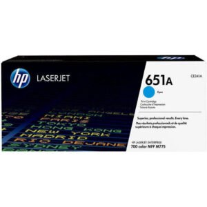 Hp 651A Cyan Laserjet Toner Cartridge Ce341A