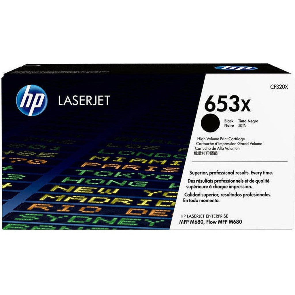 Hp 653X High Yield Black Toner (Cf320X)