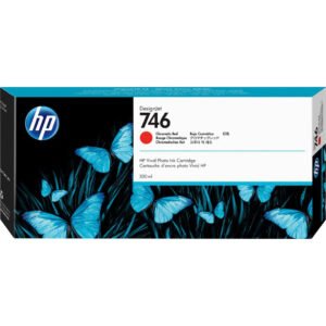 Hp 746 300-Ml Chromatic Red Designjet Ink Cartridge, P2V81A