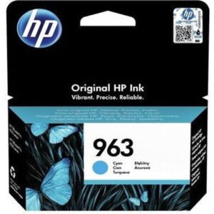 HP 963 Cyan Original Ink Cartridge - 700 Pages / Cyan Color / Ink Cartridge