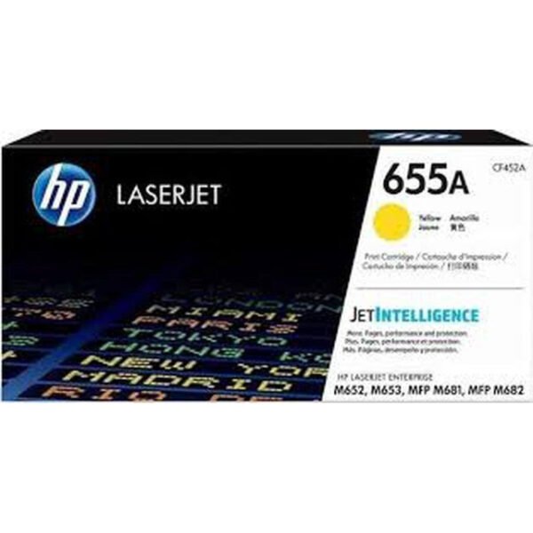 Hp Cf452A Yellow Toner 655A