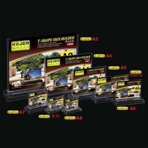 Kejea® T-Shape Card Stand Horizontal K-6077 H-A4