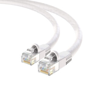 Kuwes Network Cat 6 Cable White - 1 Meter