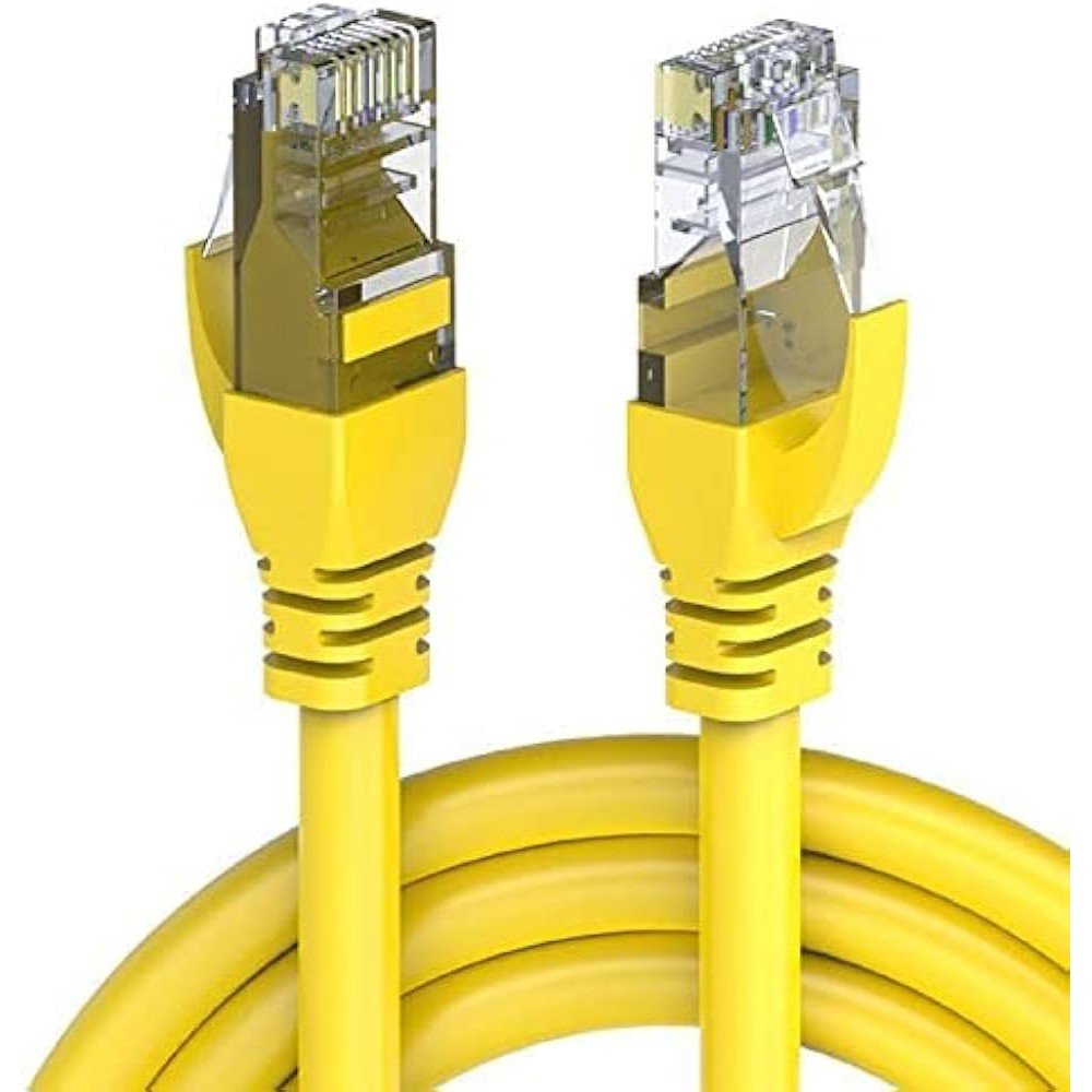Kuwes Network Cat 6 Cable Yellow - 5 Meter