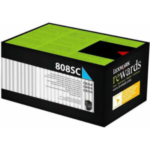 Lexmark 808Sc Cyan Toner Cartridge
