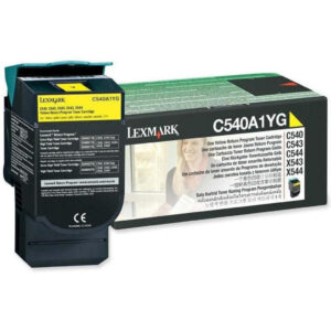 Lexmark C540 Yellow (C540A1Yg) Toner Cartridge