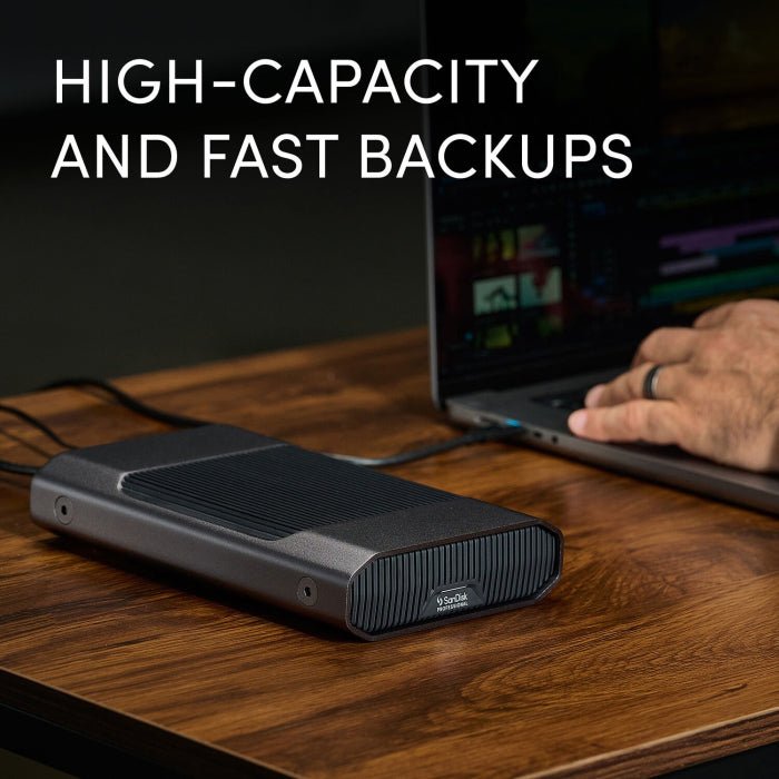 SanDisk Professional G-Drive 24TB Enterprise-Class Desktop Hard Drive, up to 280MB/s USB-C (10Gbps), USB 3.2 Gen 2 - Image 7