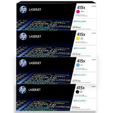 HP 415X High Yield Black, Cyan, Magenta, Yellow Original Toner Cartridge Multipack